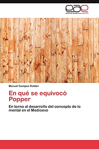 En qué se equivocó Popper: En torno al desarrollo del concepto de lo mental en el Medioevo