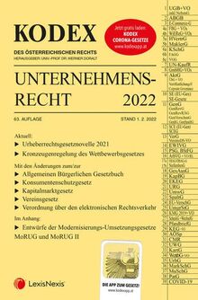 KODEX Unternehmensrecht 2022 - inkl. App