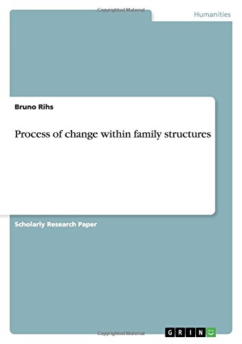 Process of change within family structures