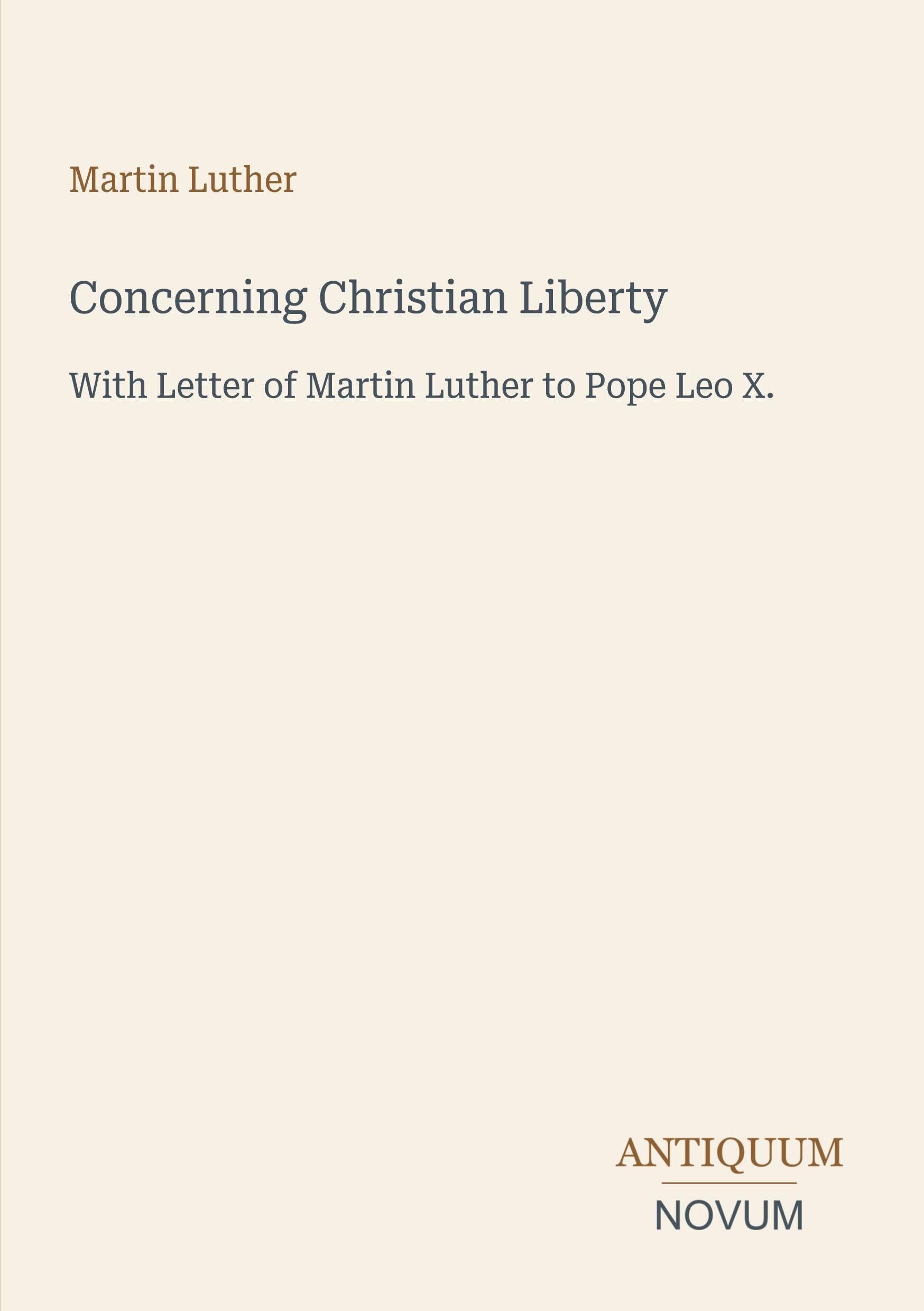 Concerning Christian Liberty