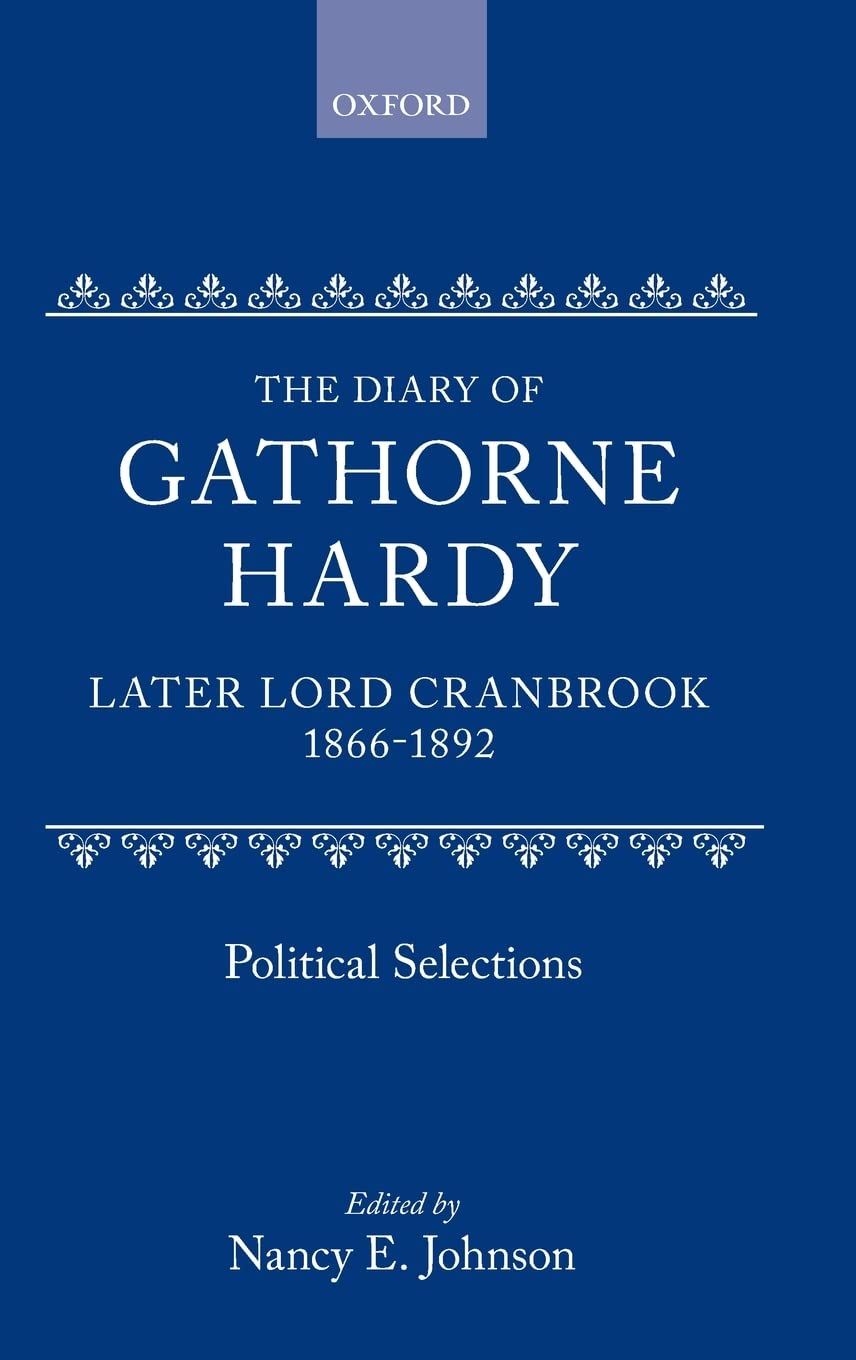 HARDY: DIARY GATHORNE HARDY C
