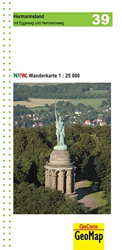 Wanderkarte Nordrhein-Westfalen Blatt 39 Hermannsland 1 : 25 000 (Geo Map)