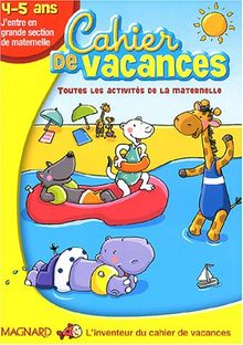 Cahier de vacances 4-5 ans : j'entre en grande section de maternelle