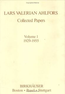 Lars Valerian Ahlfors: Collected Papers, 1929-1955 (Contemporary Mathematicians)