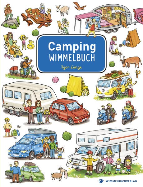 Camping Wimmelbuch Pocket: Die praktische Pocket Ausgabe für unterwegs