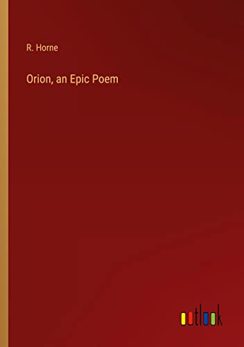 Orion, an Epic Poem