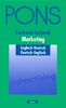 PONS Fachwörterbuch, Marketing, Englisch-Deutsch / Deutsch-Englisch: 3500 Stichwörter und Wendungen
