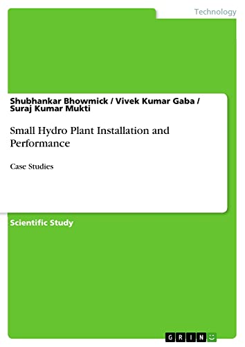 Small Hydro Plant Installation and Performance: Case Studies