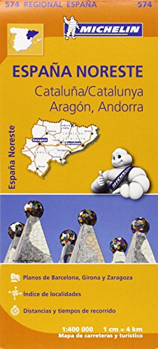 Cataluna, Aragon, Andorra (Michelin Regional Maps)