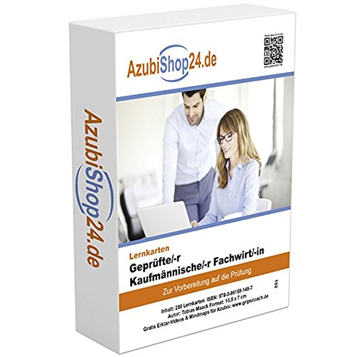 AzubiShop24.de Basis-Lernkarten Geprüfte/r Kaufmännische/r Fachwirt/in: Erfolgreiche Prüfungsvorbereitung auf die Abschlussprüfung