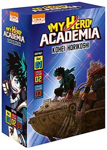 My hero academia : coffret vol. 1, vol. 2, vol. 3