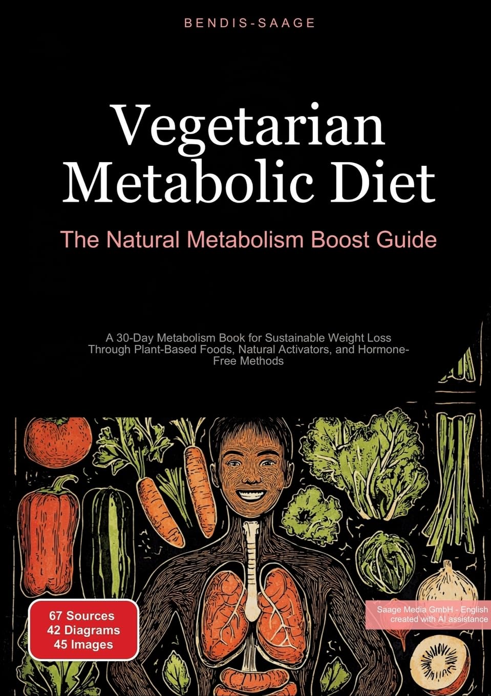 Vegetarian Metabolic Diet: The Natural Metabolism Boost Guide: A 30-Day Metabolism Book for Sustainable Weight Loss Through Plant-Based Foods, Natural Activators, and Hormone-Free Methods