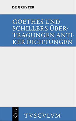 Übertragungen antiker Dichtungen (Sammlung Tusculum)