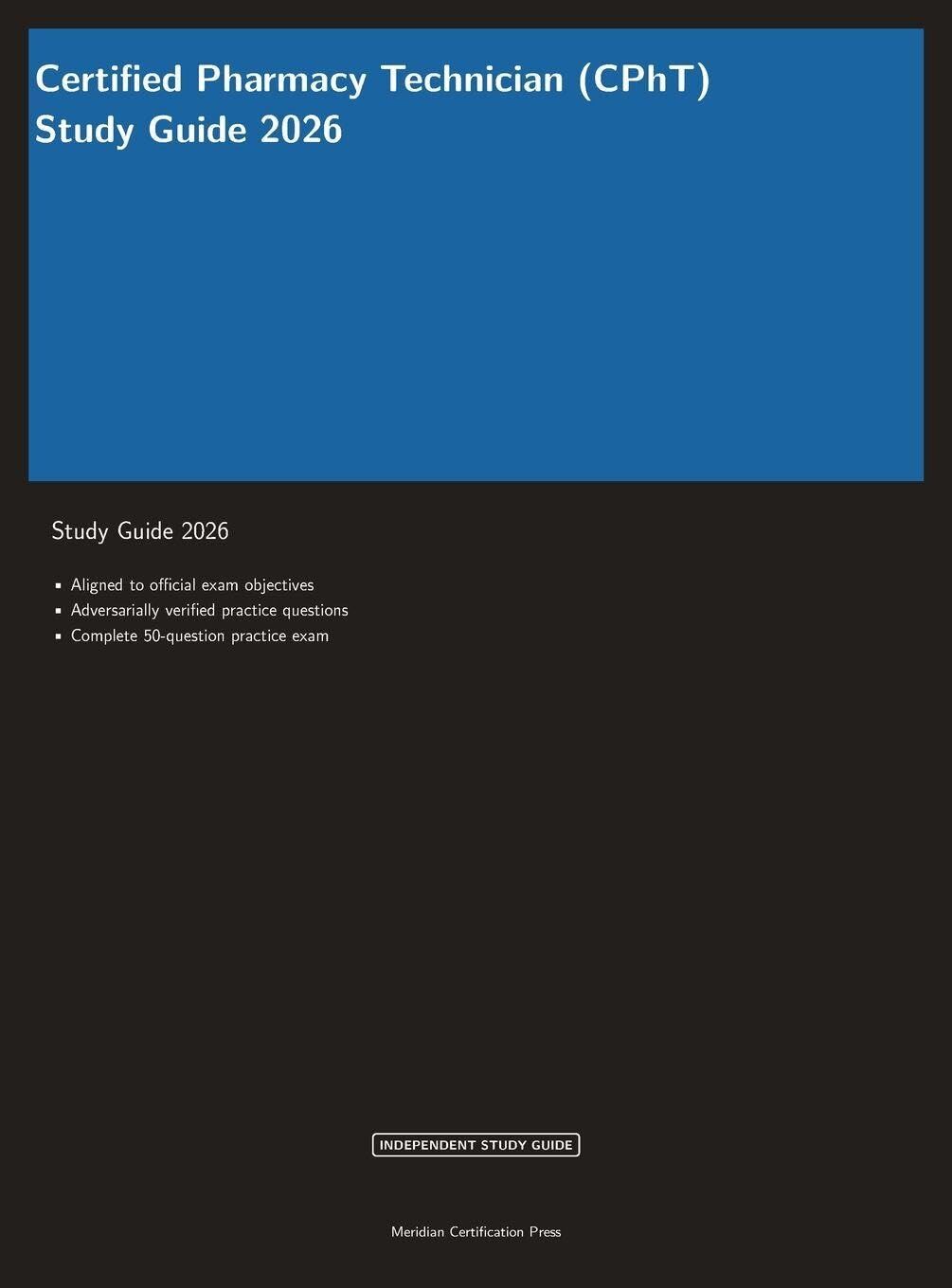 CPhT Pharmacy Technician Certification Exam Prep 2026