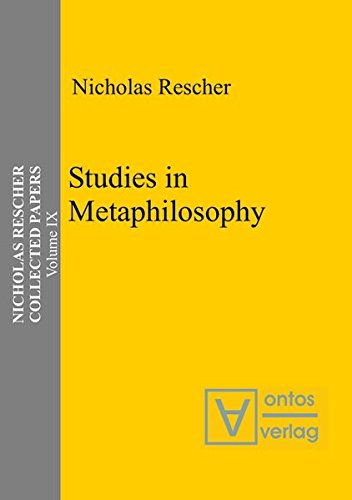 Collected Papers: Studies in Metaphilosophy
