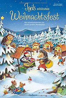 Igels schönstes Weihnachtsfest: Ein Adventskalender mit einem großen Fensterbild