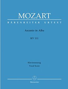 Ascanio in Alba KV 111. Klavierauszug