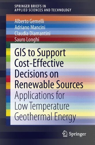 GIS to Support Cost-effective Decisions on Renewable Sources: Applications for low temperature geothermal energy (SpringerBriefs in Applied Sciences and Technology)
