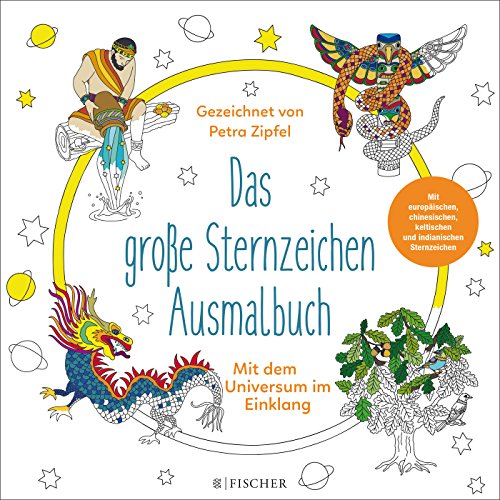 Das große Sternzeichen-Ausmalbuch - Petra Zipfel Kartoniert (TB)