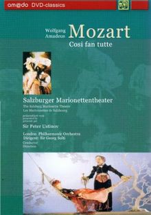 Wolfgang Amadeus Mozart: Cosi fan tutte (Gesamtaufnahme) (Salzburger Marionettentheater) von Friedrich, Götz | DVD | Zustand sehr gut