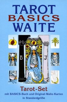 Tarot Basics: Waite Tarot.  Set mit Buch +  78 Tarotkarten von A. E. Waite im Standardformat.