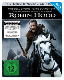 Robin Hood - Steelbook (2 Disc Edition) [Blu-ray] [Special Edition] von Scott, Ridley | DVD | Zustand sehr gut