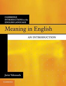 Meaning in English: An Introduction (Cambridge Introductions to the English Language)