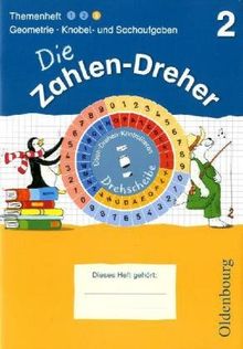 2. Schuljahr - Geometrie / Knobel- und Sachaufgaben: Übungsheft mit Lösungsheft und Drehscheibe