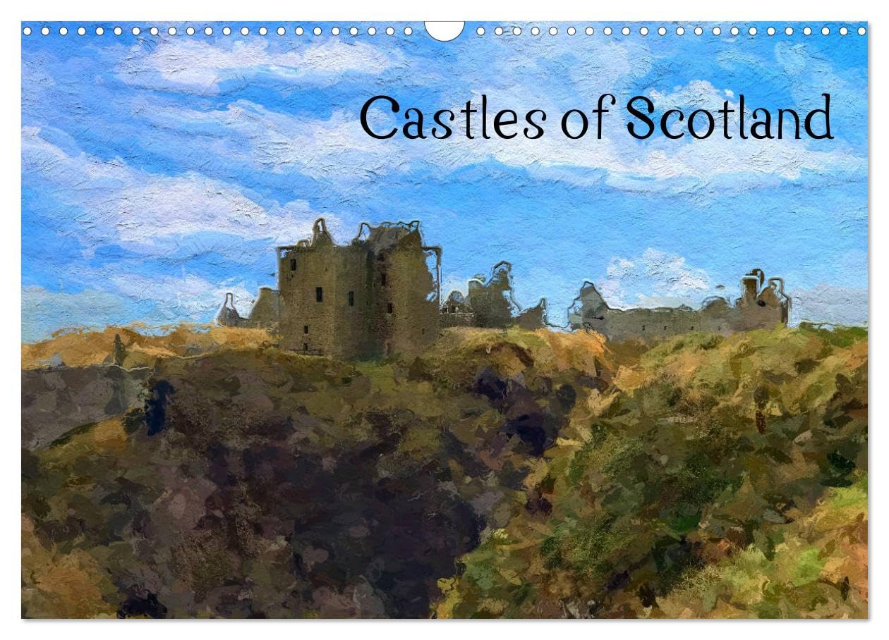 Castles of Scotland (Wall Calendar 2026 DIN A3 landscape), CALVENDO 12 Month Wall Calendar: Twelve beautiful painting of Scottish Castles by artist Graeme Heddle