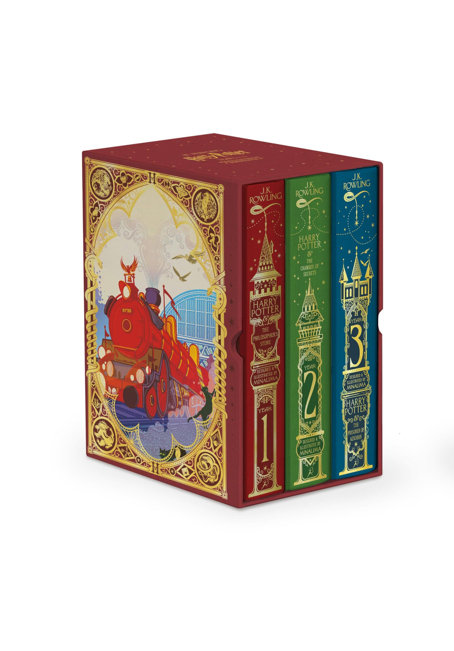 Rowling, J. K. Harry Potter 1-3 Box Set, MinaLima Edition (Harry Potter (english), 1)