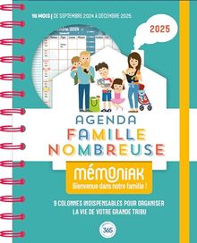 Agenda famille nombreuse Mémoniak 2025