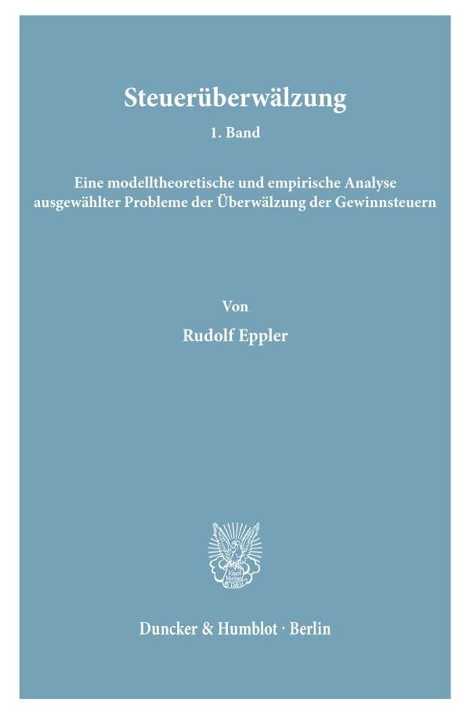 Steuerüberwälzung.