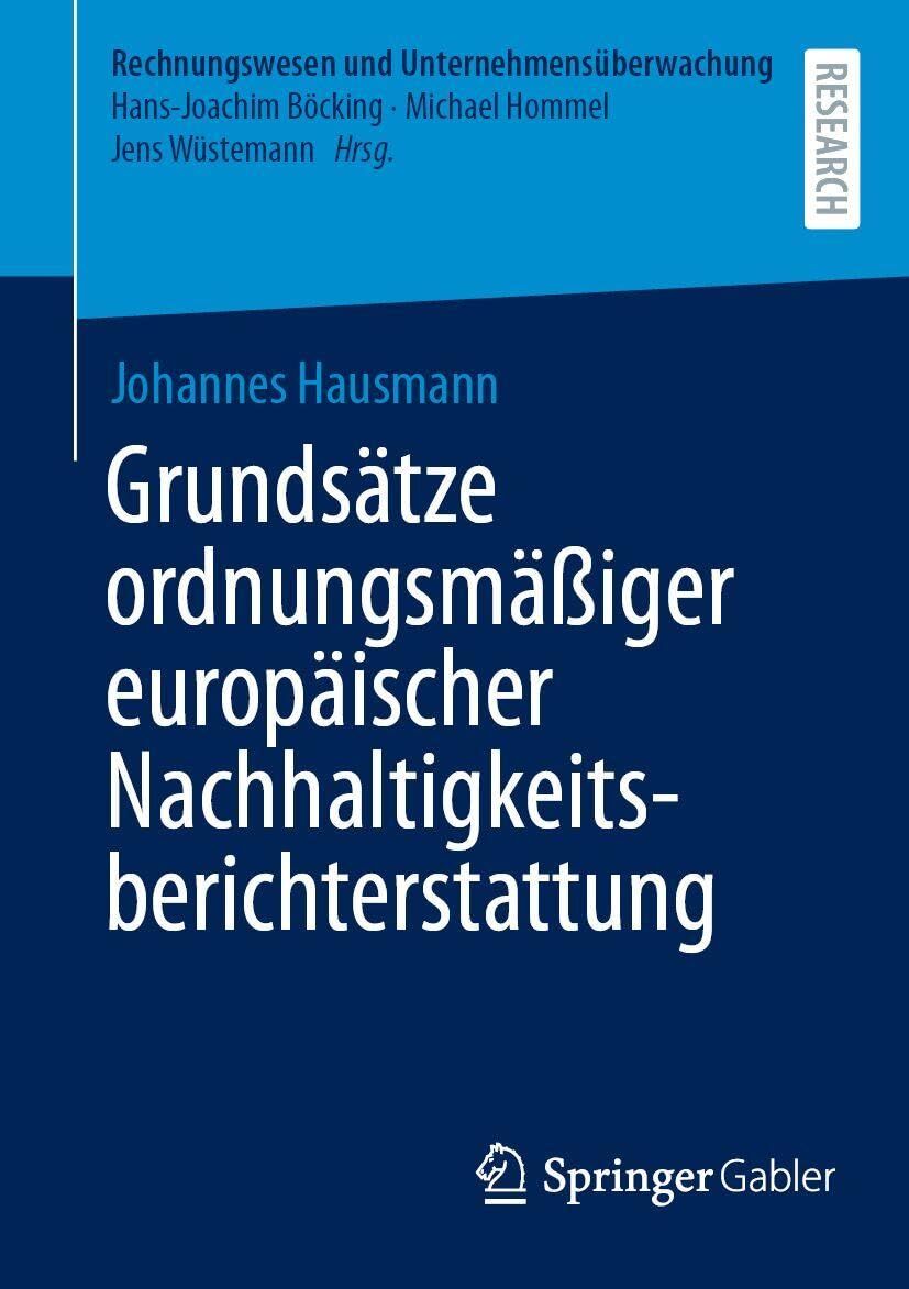 Grundsätze ordnungsmäßiger europäischer Nachhaltigkeitsberichterstattung