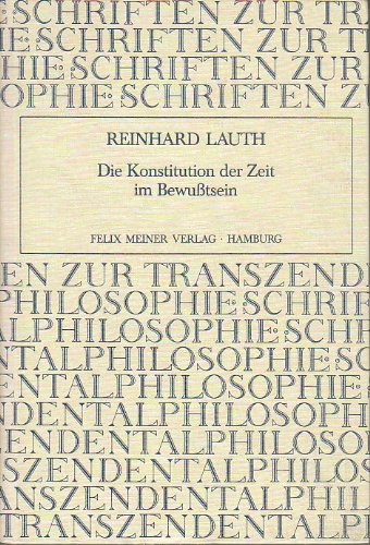 Die Konstitution der Zeit im Bewusstsein