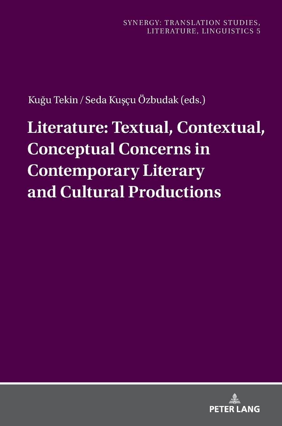 Linguistics: Textual, Contextual, Conceptual Concerns in Contemporary Literary and Cultural Productions (Synergy, Band 5)