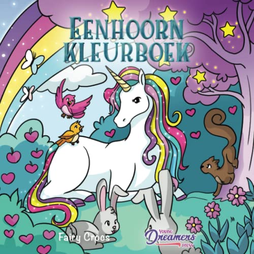 Young Dreamers Press Eenhoorn Kleurboek, Voor Kinderen Van 4 Tot 8 Jaar (Kleurboeken Voor Kinderen, Band 4)