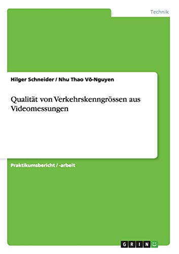 Qualität von Verkehrskenngrössen aus Videomessungen