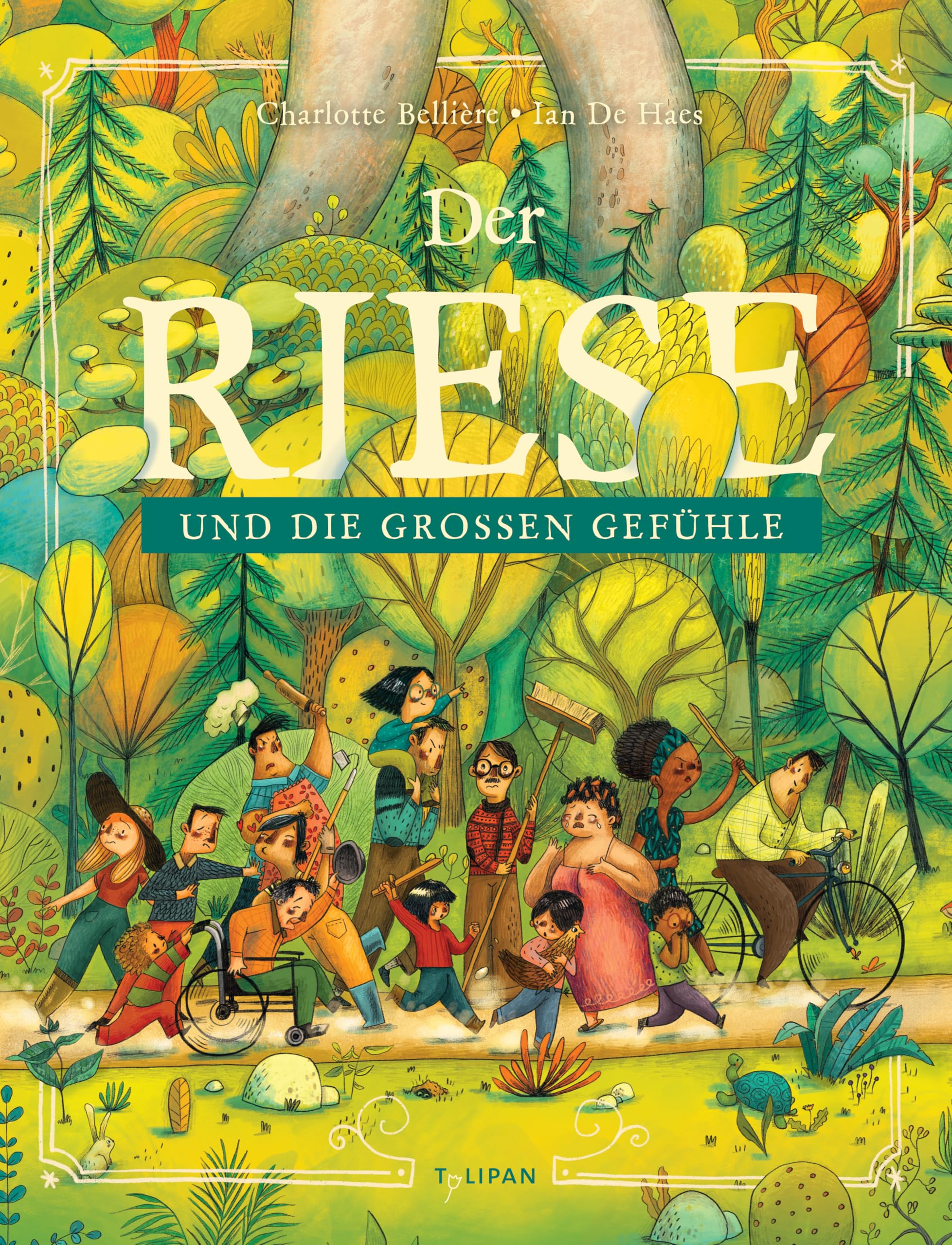 Dier Ries Der Riese und die großen Gefühle: Ein großformatiges Wimmelbuch ohne ...