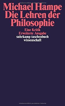 Die Lehren der Philosophie: Eine Kritik (suhrkamp taschenbuch wissenschaft)