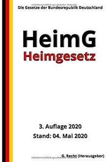 Heimgesetz - HeimG, 3. Auflage 2020