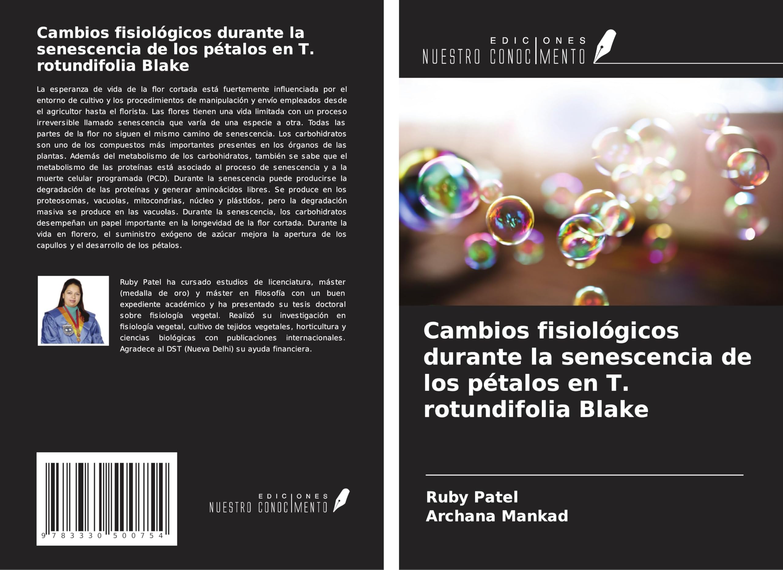 Cambios fisiológicos durante la senescencia de los pétalos en T. rotundifolia Blake