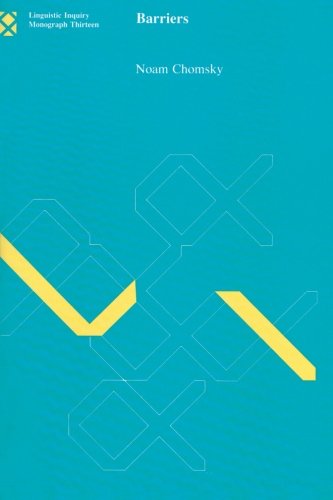 Noam Chomsky Barriers (Linguistic Inquiry Monographs)