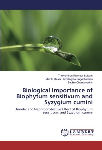 Biological Importance of Biophytum sensitivum and Syzygium cumini: Diuretic and Nephroprotective Effect of Biophytum sensitivum and Syzygium cumini