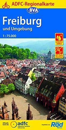 ADFC-Regionalkarte Freiburg und Umgebung 1:75.000, reiß- und wetterfest, GPS-Tracks Download (ADFC-Regionalkarte 1:75000)