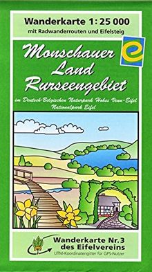 WK Monschauer Land: Wanderkarte Nr. 3 des Eifelvereins