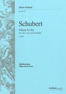 Messe Es-dur D 950 - Breitkopf Urtext - Klavierauszug (EB 8777)