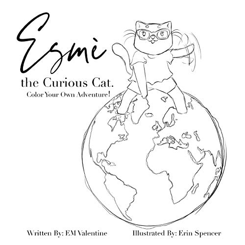 Esmè the Curious Cat: Color Your Own Adventure!