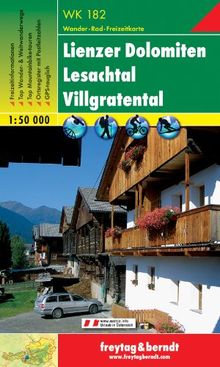 Freytag Berndt Wanderkarten, WK 182, Lienzer Dolomiten - Lesachtal 1:50 000: Lienzer Dolomiten (Lienz Dolomites), Lesachtal (Hiking Maps of the Austrian Alps)