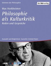 Philosophie als Kulturkritik. 6 CDs. . Reden und Gespräche