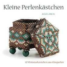 Kleine Perlenkästchen: 12 Miniaturkästchen aus Glasperlen